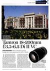 Tamron 18-200/3.5-6.3 manual. Camera Instructions.