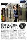 Sigma 56/1.4 manual. Camera Instructions.