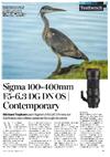 Sigma 100-400/5-6.3 manual. Camera Instructions.
