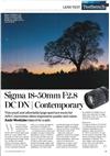 Sigma 18-50/2.8 manual. Camera Instructions.