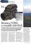 Bronica ETR S manual. Camera Instructions.