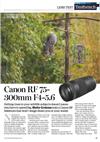 Canon 75-300/4-5.6 manual. Camera Instructions.