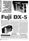 Fujifilm DX5 manual. Camera Instructions.