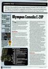Olympus E 20 manual. Camera Instructions.