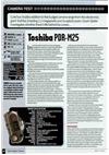 Toshiba PDR M 25 manual. Camera Instructions.