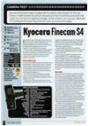 Kyocera Finecam S 4 manual. Camera Instructions.
