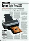 Epson 2100 Stylus Photo manual. Camera Instructions.