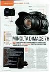 Minolta Dimage 7 Hi manual. Camera Instructions.