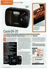 Casio GV 20 manual. Camera Instructions.