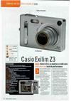 Casio Exilim EX Z 3 manual. Camera Instructions.