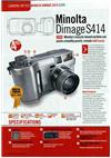 Minolta Dimage S 414 manual. Camera Instructions.