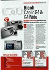 Ricoh Caplio G 4 Wide manual. Camera Instructions.