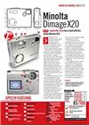 Minolta Dimage X 20 manual. Camera Instructions.