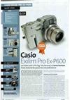 Casio Exilim Pro EX-P 600 manual. Camera Instructions.