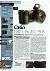 Casio Exilim Pro EX-P 505 manual. Camera Instructions.