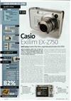 Casio Exilim EX Z 750 manual. Camera Instructions.