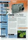 Casio Exilim EX Z 500 manual. Camera Instructions.