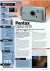 Pentax Optio W10 manual. Camera Instructions.