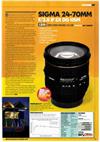 Sigma 24-70/2.8 manual. Camera Instructions.