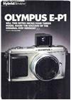 Olympus E P1 manual. Camera Instructions.