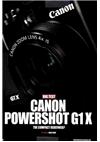 Canon PowerShot G1X manual. Camera Instructions.
