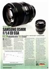 Samsung 85/1.4 manual. Camera Instructions.