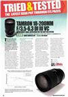 Tamron 18-200/3.5-6.3 manual. Camera Instructions.