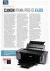 Canon Pixma Pro 10 manual. Camera Instructions.