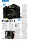 Pentax K 1 manual. Camera Instructions.